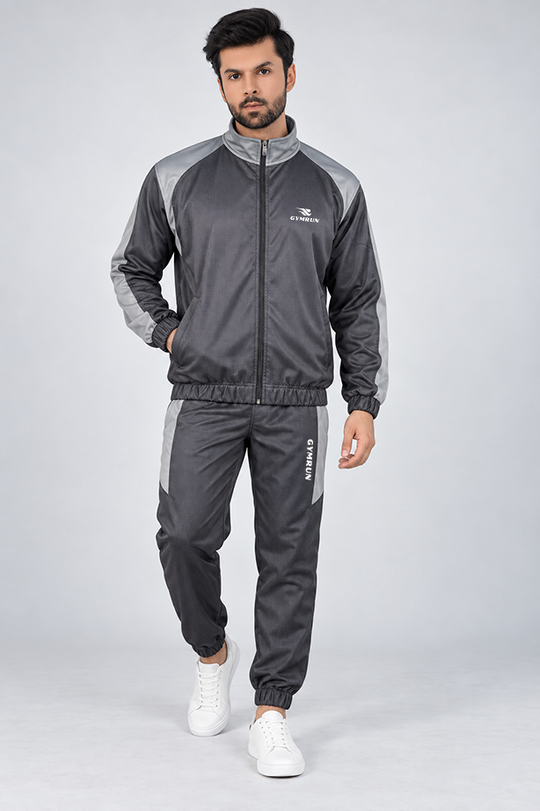 Season Flow Tracksuit - Black Gymrun