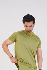 Men's Basic Performance T-Shirt - Olive Green