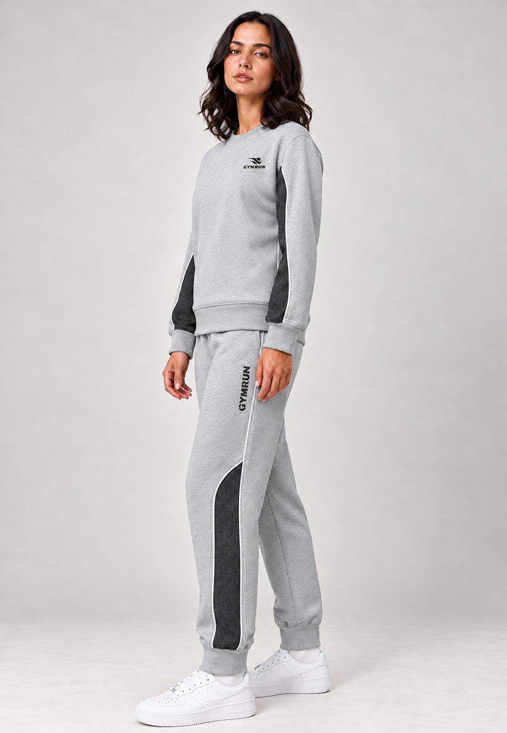 Stride Edge Set - Heather Grey/Charcoal Gymrun