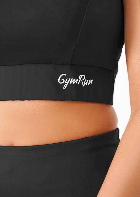 Ladies Basic Performance Sports Bra + Leggings - Black