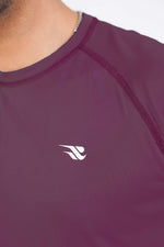 Men's Basic Performance T-Shirt - Deep Plum