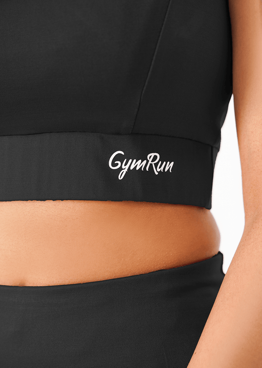 Ladies Basic Performance Sports Bra -  Black