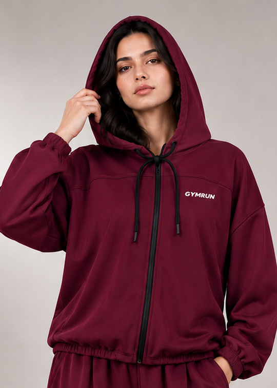 Zero Fit Hoodie - Maroon