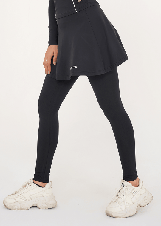 Stride Skirt Tights - black Gymrun