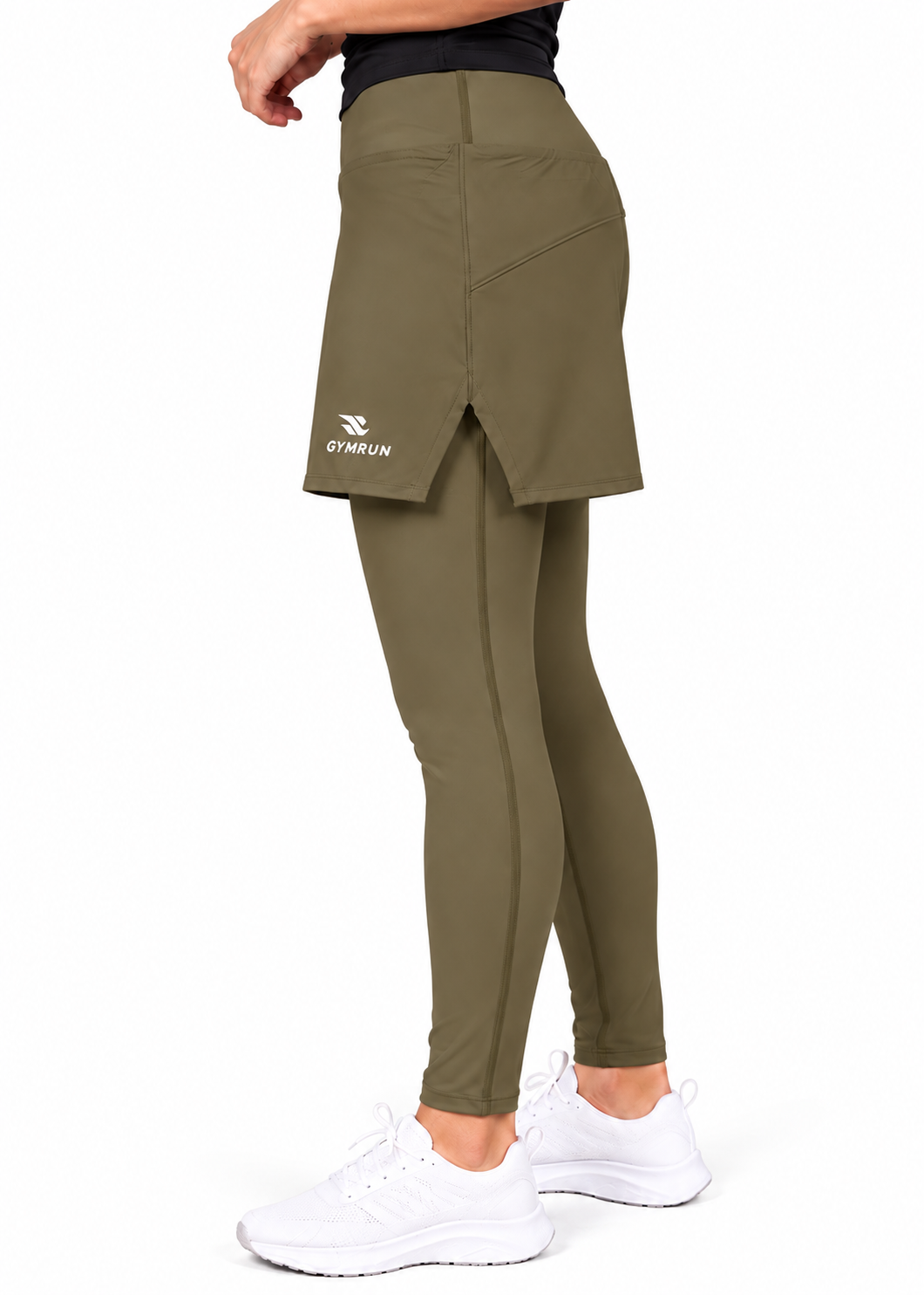 Stride Short Tights - Olive Gymrun