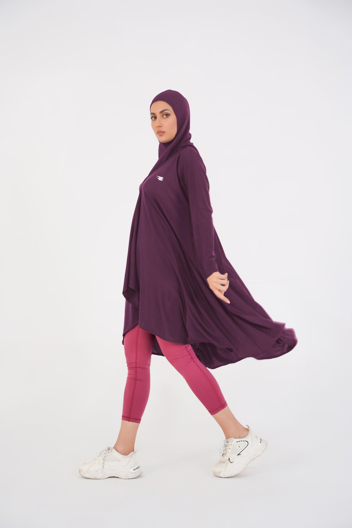 Cape Wrap Lite - Deep Plum
