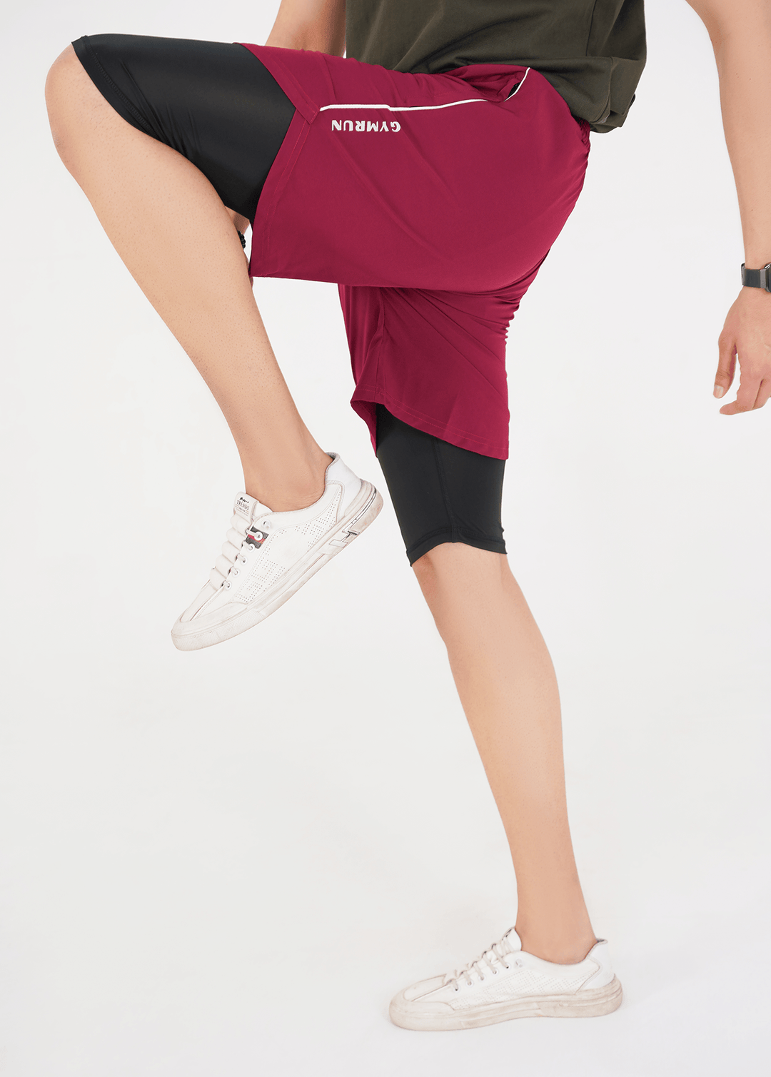 Prime Dual Short - Maroon