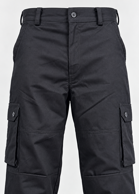 Cargo Trouser - Black Gymrun