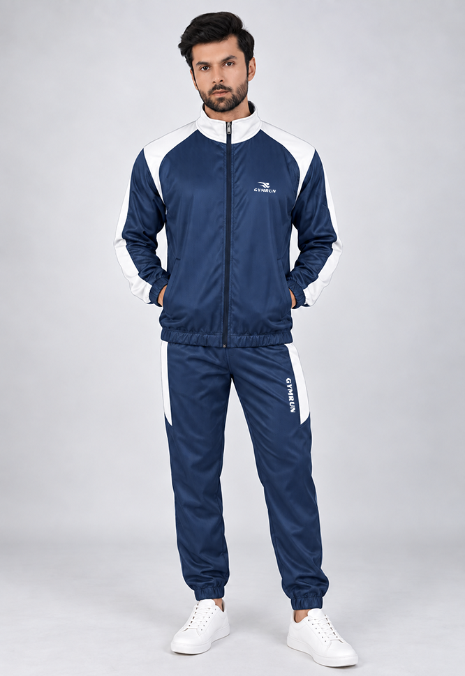 Season Flow Tracksuit - Navy Gymrun