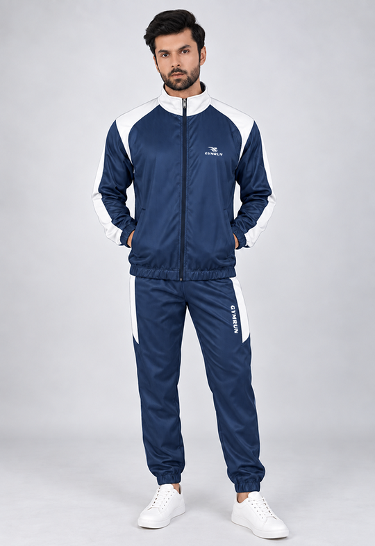 Season Flow Tracksuit - Navy Gymrun