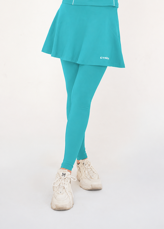 Stride Skirt Tights - Dusty Fern Gymrun