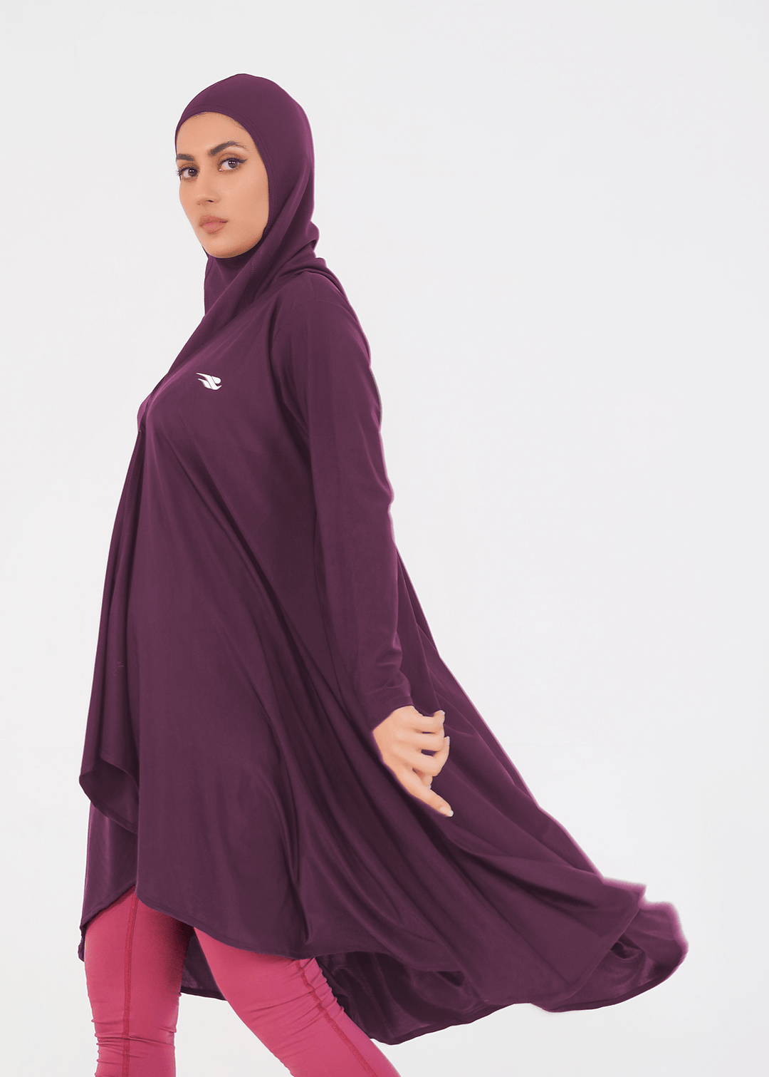 Cape Wrap Lite - Deep Plum