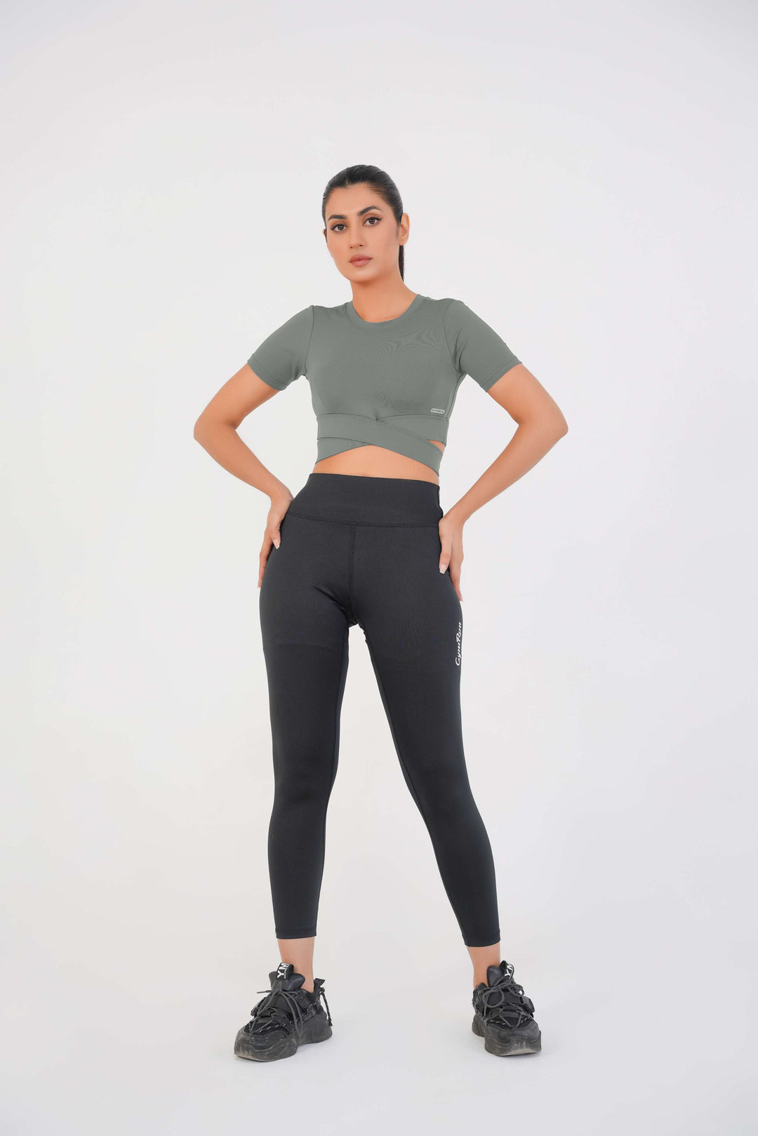 Cropped Wrap Tee
