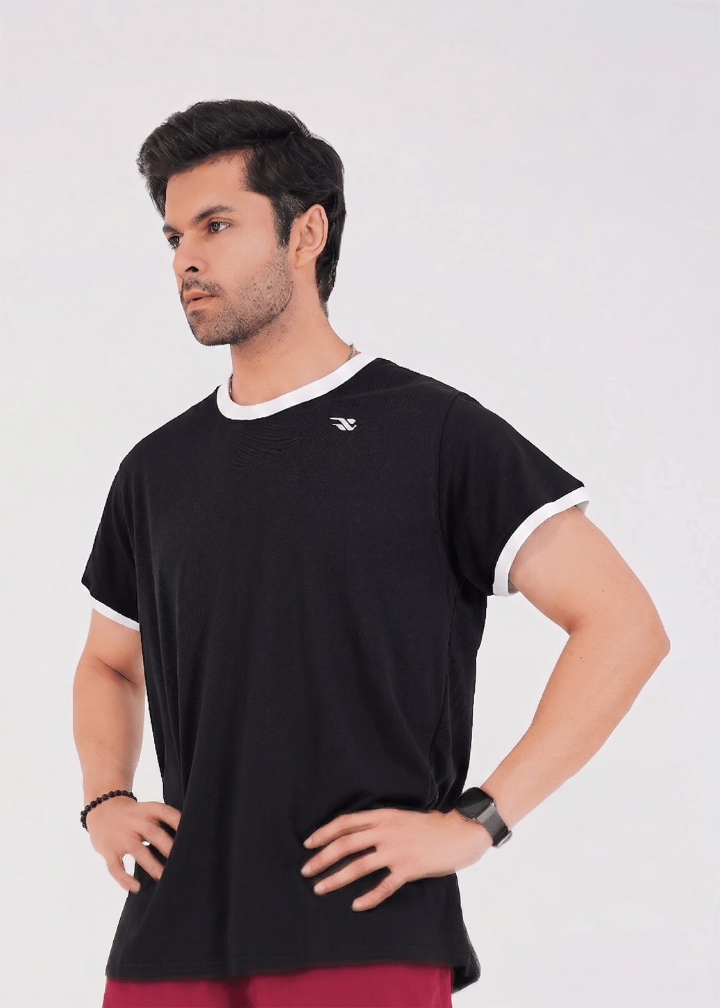 Oversized Edge Tee - Black