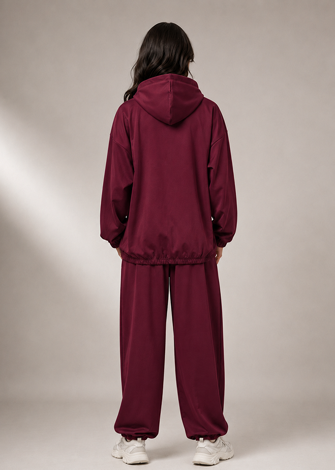 Zero Fit Tracksuit - Maroon