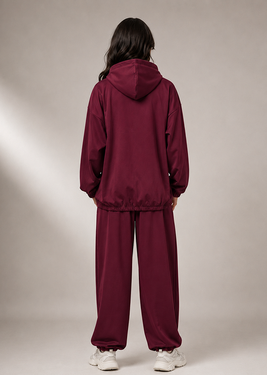 Zero Fit Tracksuit - Maroon
