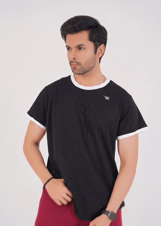 Oversized Edge Tee - Black
