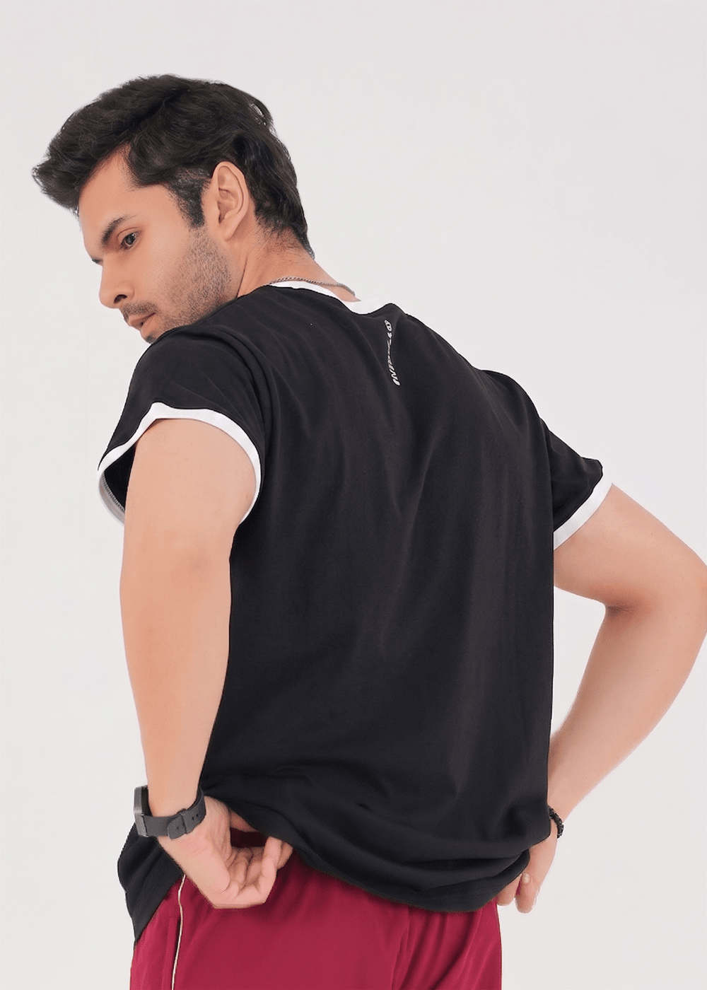 Oversized Edge Tee - Black