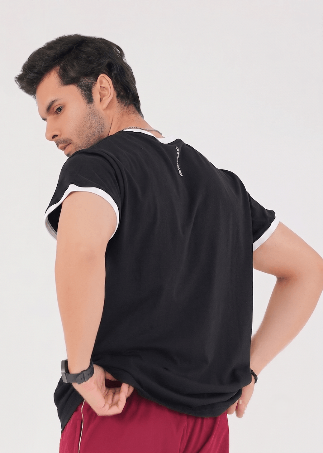 Oversized Edge Tee - Black