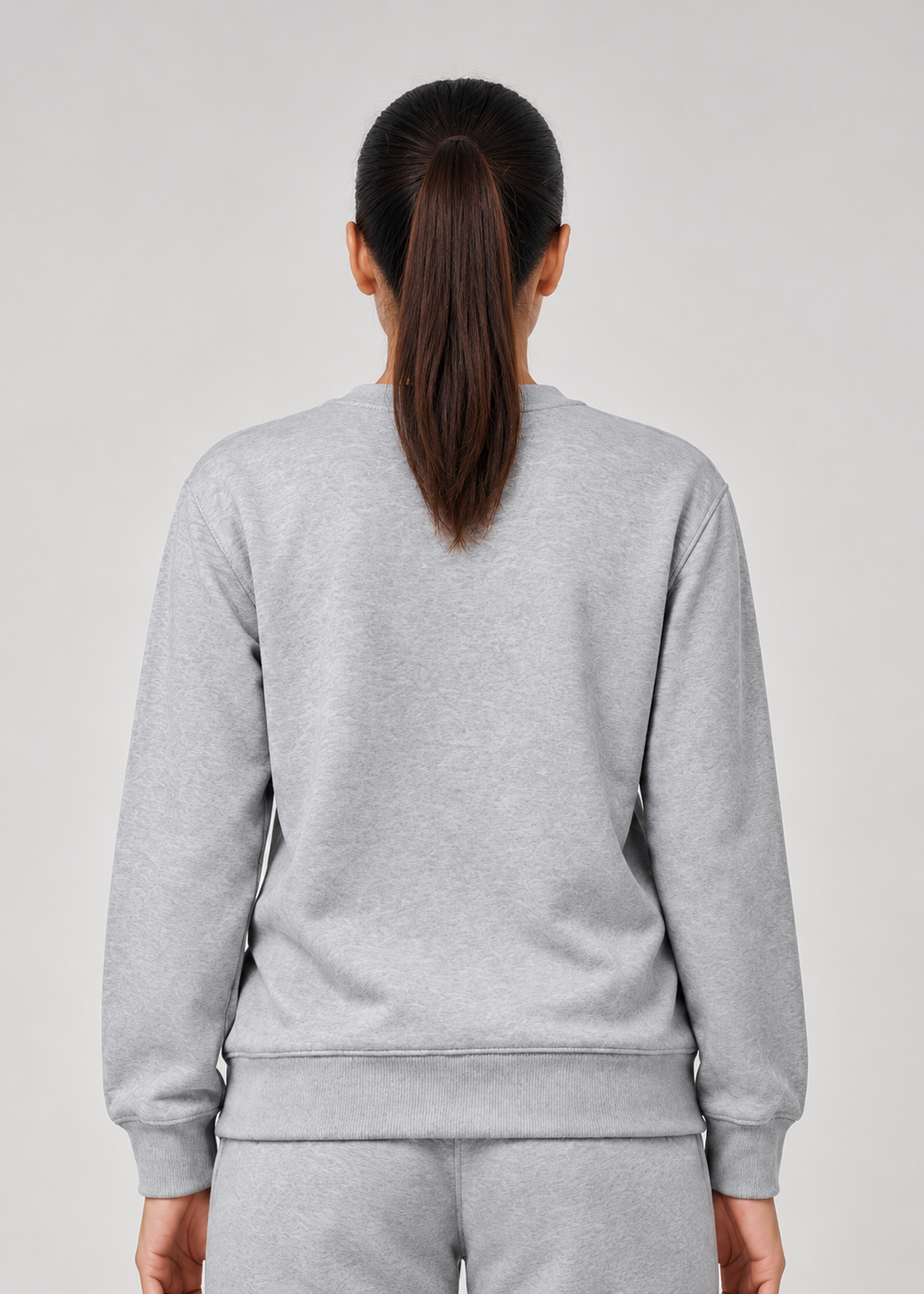 Stride Edge Sweatshirt - Heather Grey/Charcoal Gymrun