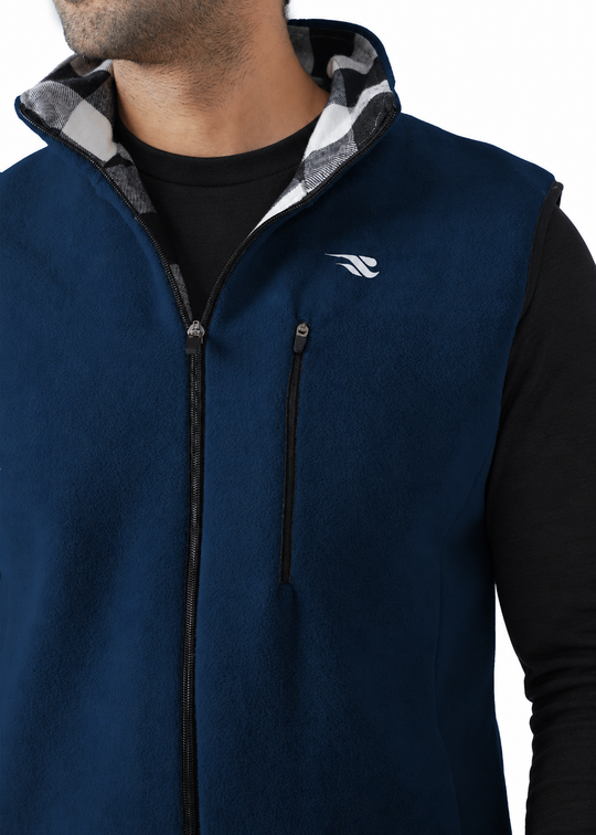 Comfy Polar Vest - Navy GYMRUN Activewear