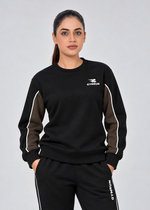 Stride Edge Sweatshirt - Black/Olive