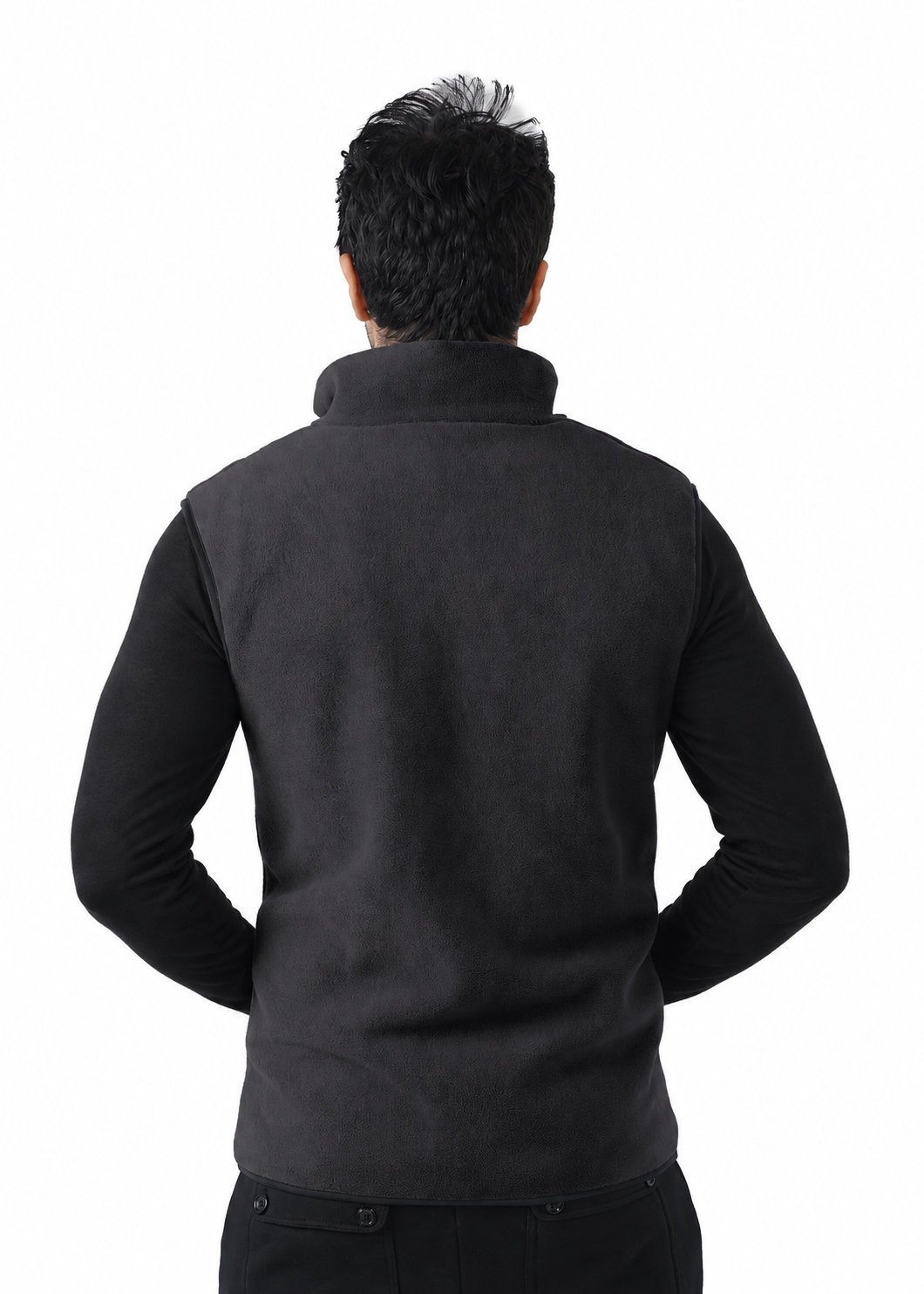 Comfy Polar Vest - Charcoal GYMRUN Activewear