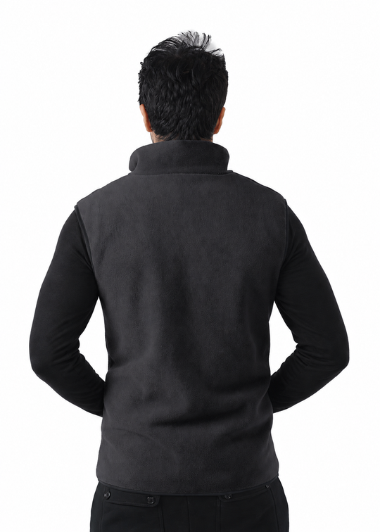 Comfy Polar Vest - Charcoal GYMRUN Activewear