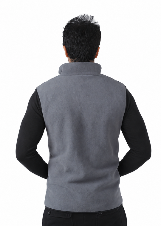 Comfy Polar Vest - Grey GYMRUN Activewear