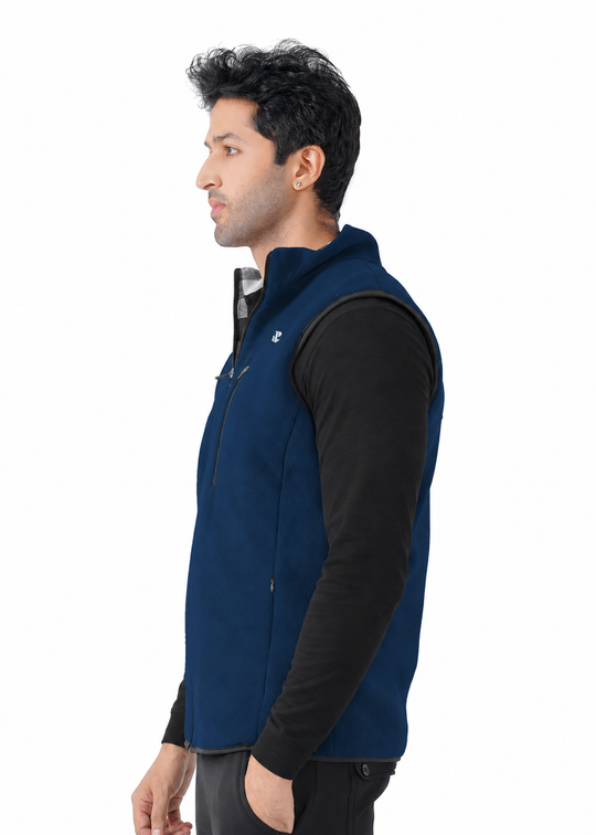 Comfy Polar Vest - Navy GYMRUN Activewear