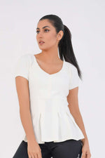 Blooming Top - White