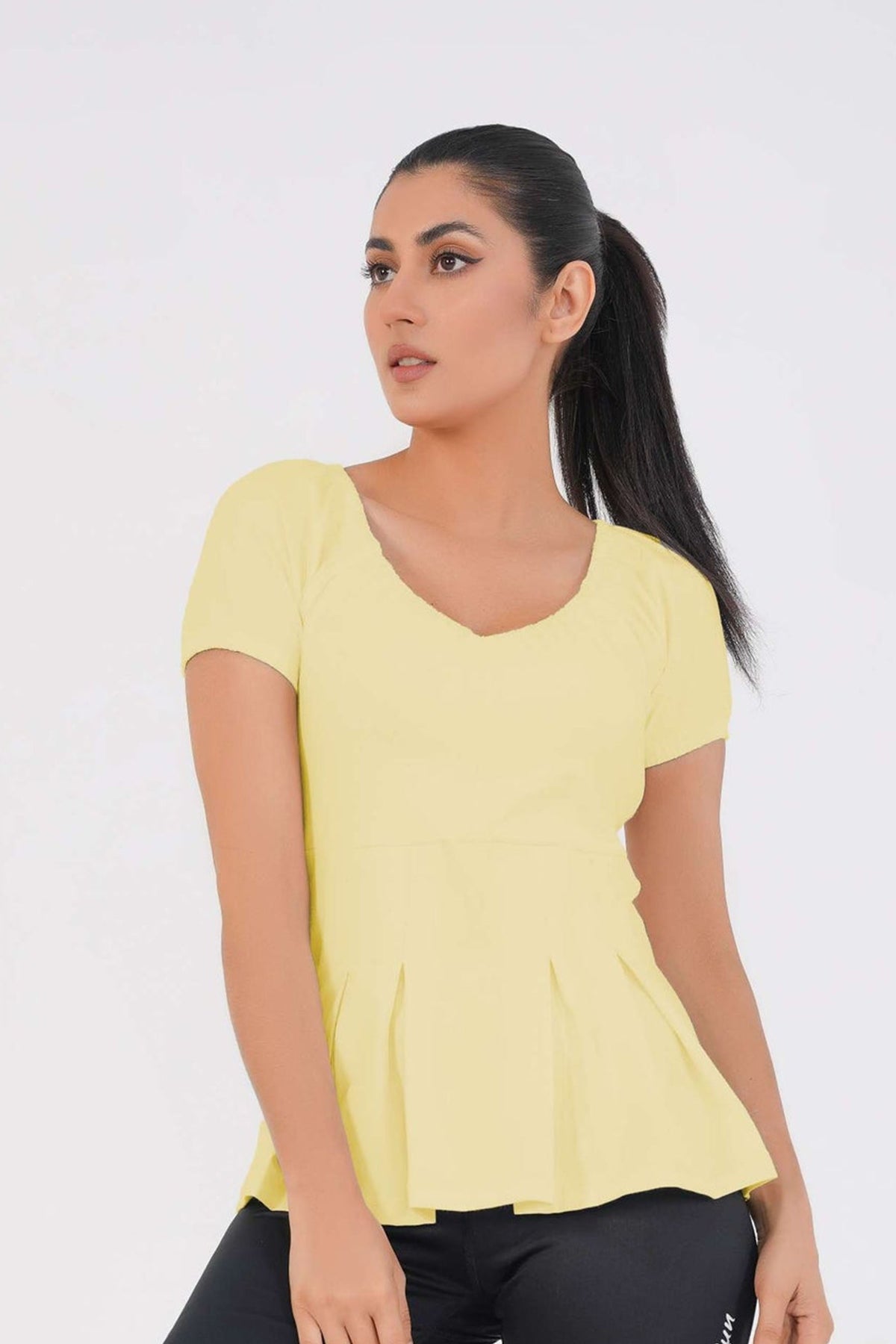 Blooming Top - Yellow