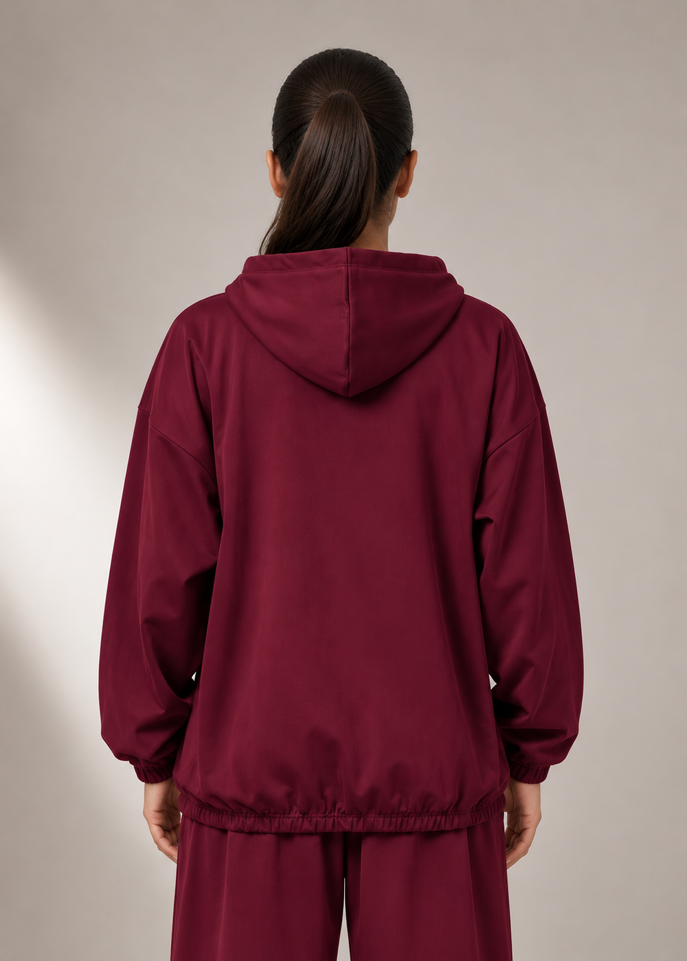 Zero Fit Hoodie - Maroon Gymrun