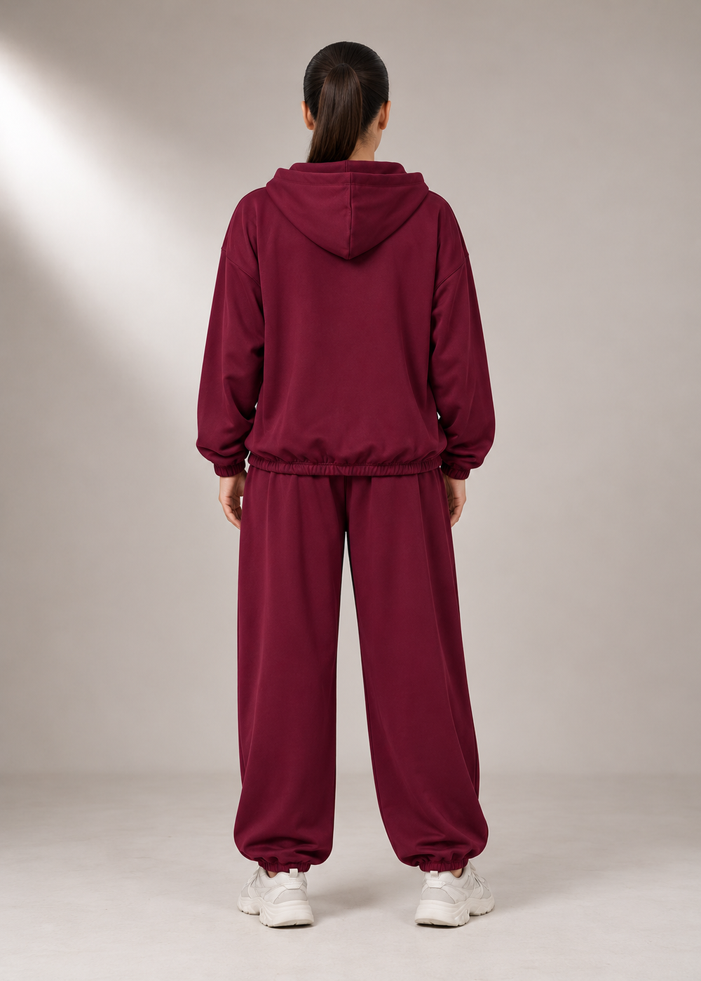 Zero Fit Tracksuit - Maroon Gymrun