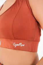 Ladies Basic Performance Sports Bra - Intense Rust