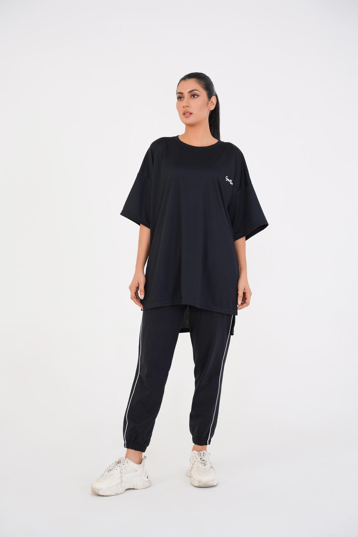 Oversized Modest T-shirt - Black