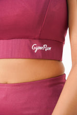 Ladies Basic Performance Sports Bra - Deep Plum