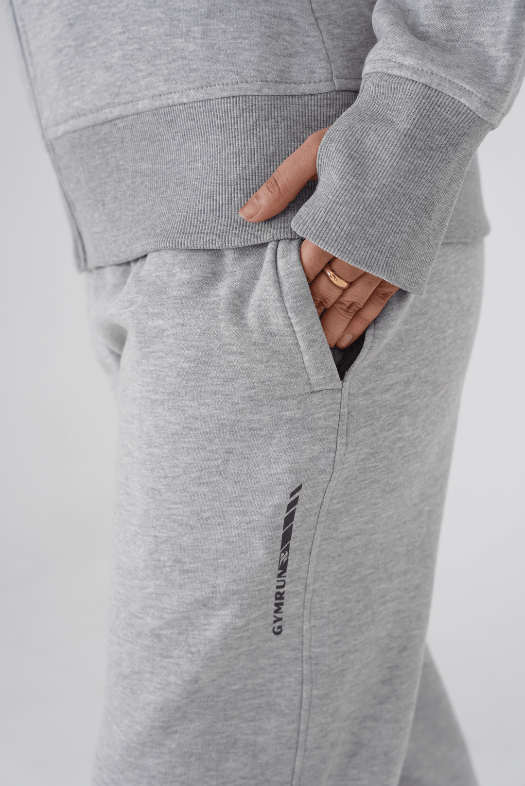 Supreme Track Suit - Heather Grey