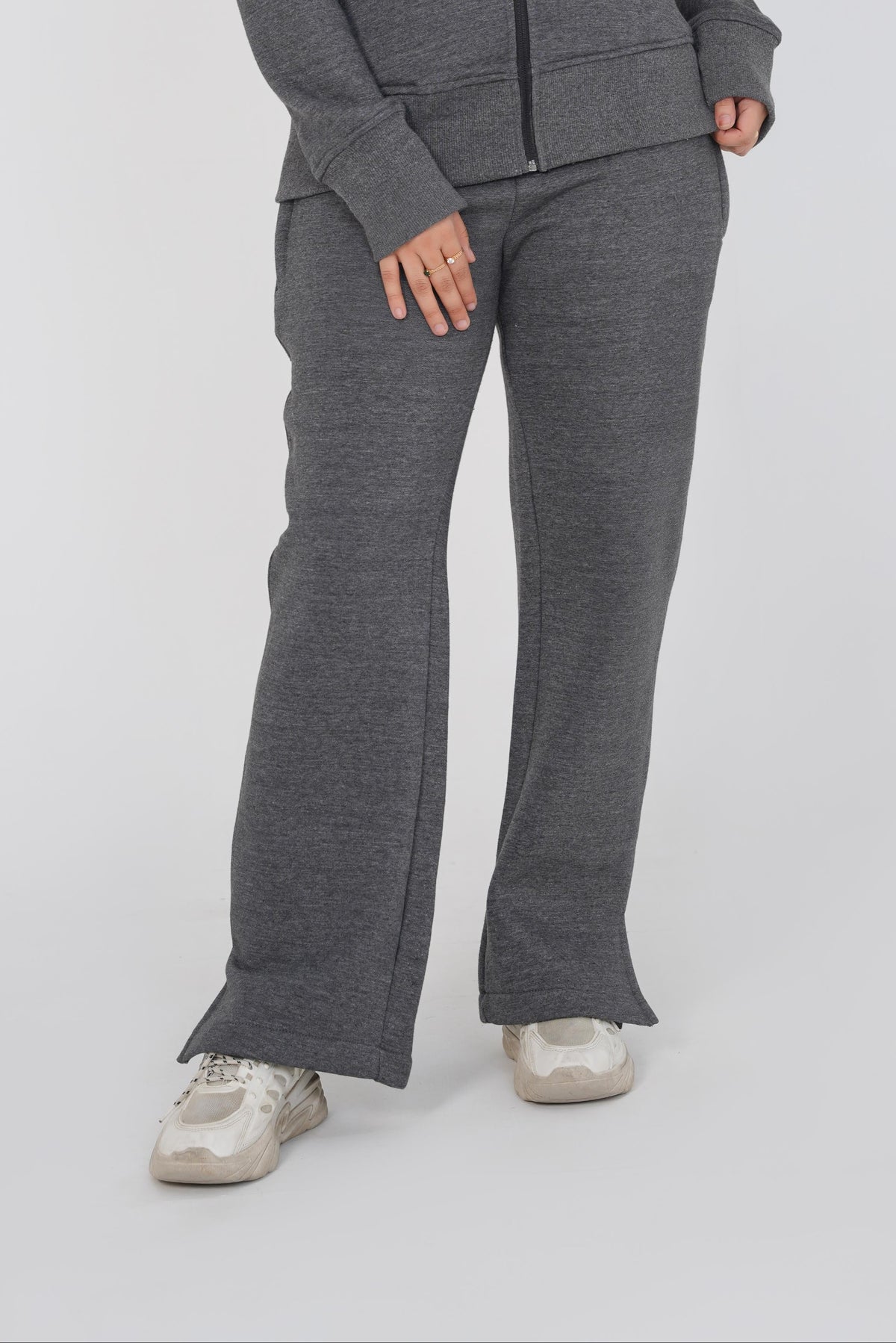 Supreme Wide Leg Trouser - Charcoal