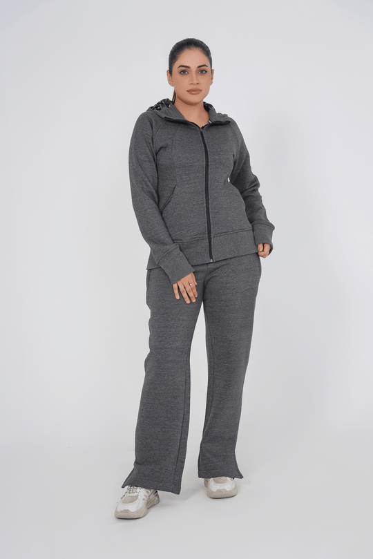 Supreme Track Suit - Charcoal Grey