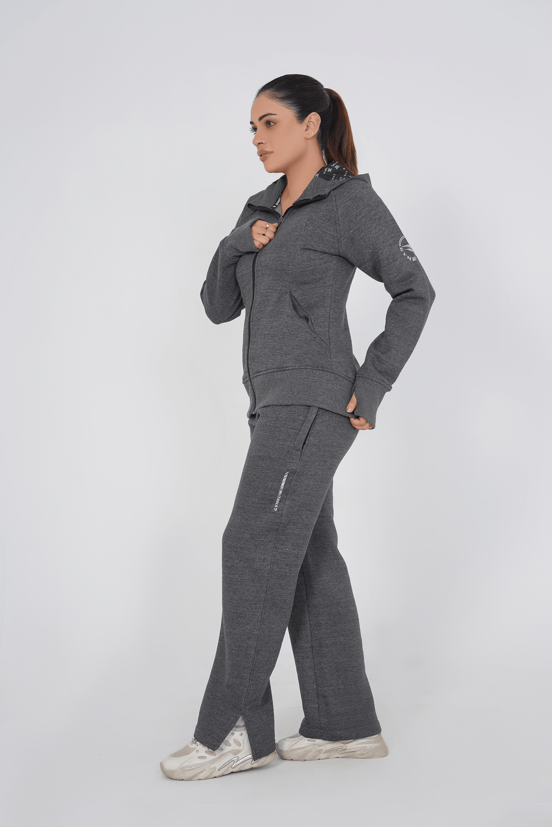 Supreme Track Suit - Charcoal Grey