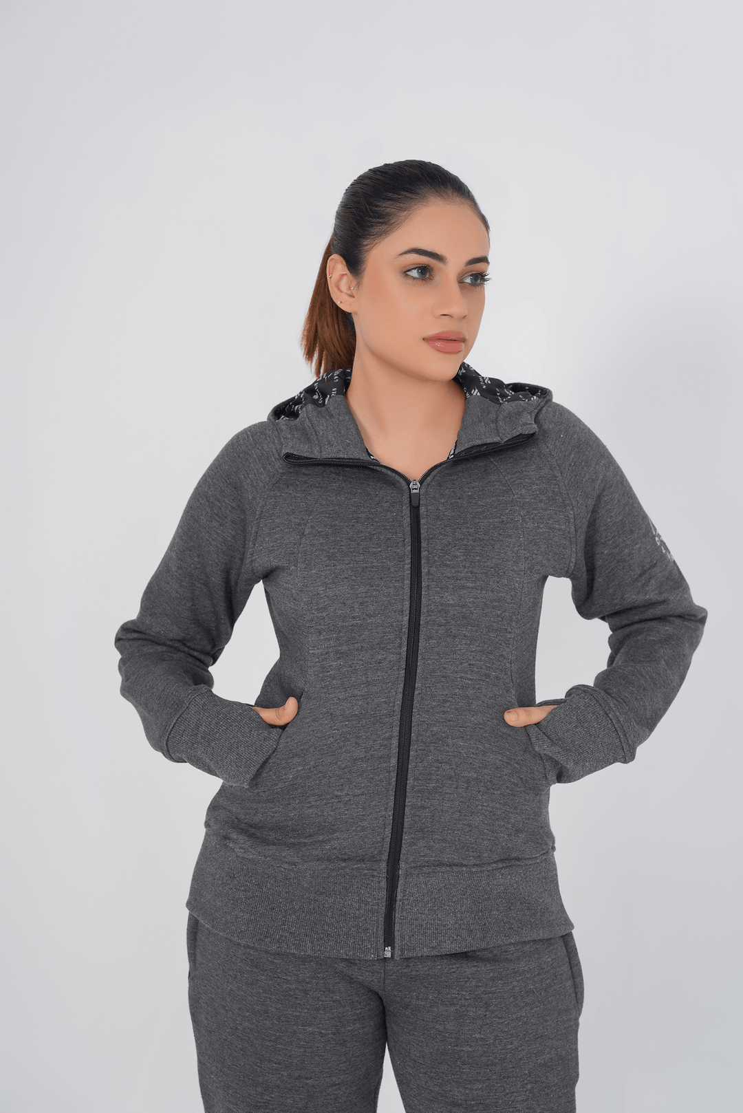 Supreme Track Suit - Charcoal Grey