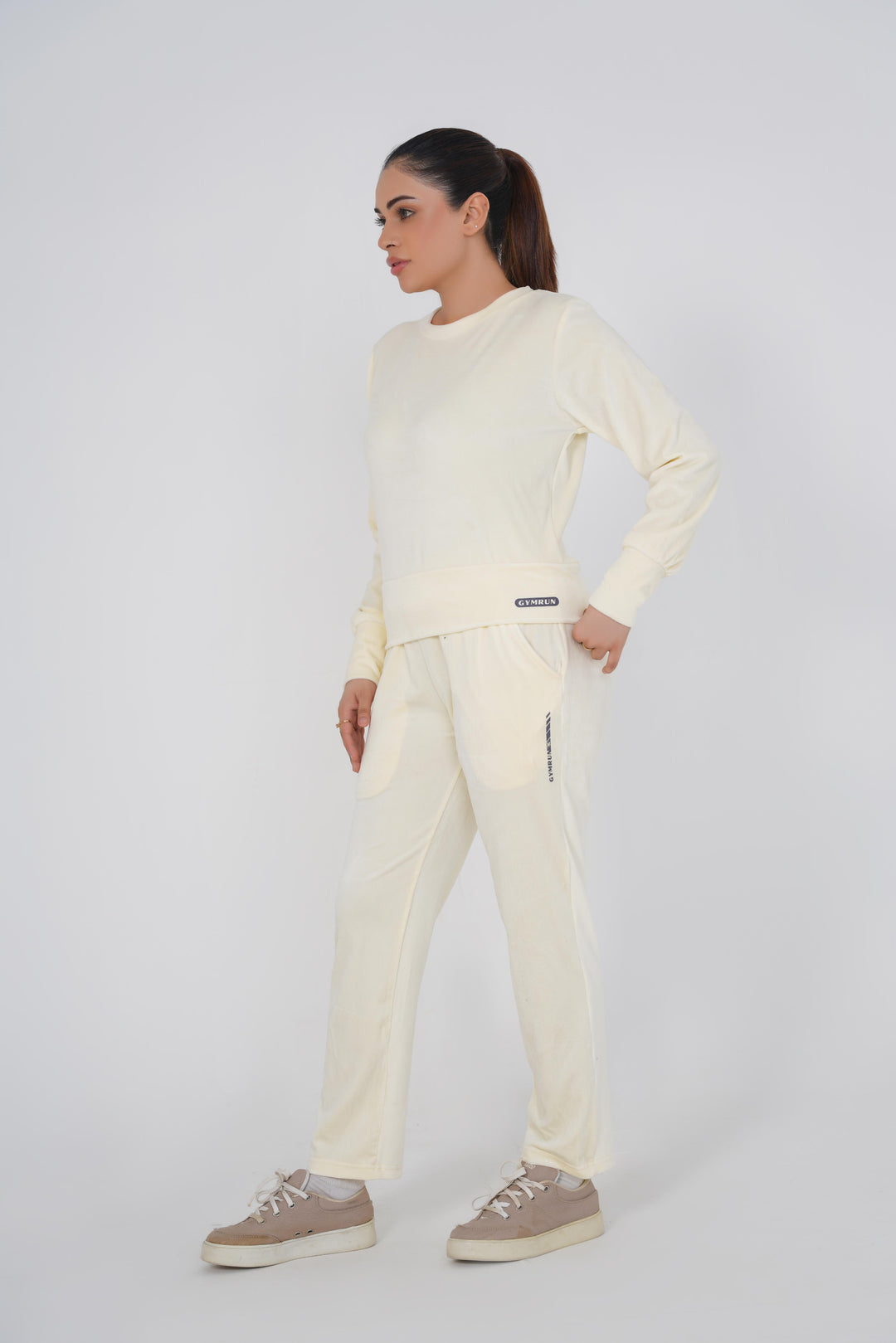 Ribbed velvet Trouser
