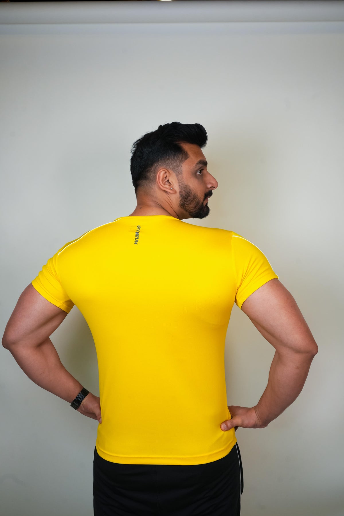 Cool Mesh Tee - Yellow - GYMRUN Activewear