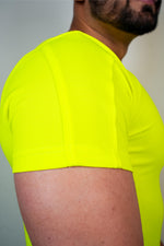 Cool Mesh Tee - Neon Yellow - GYMRUN Activewear