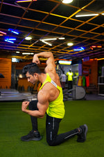 Iconic Training Stringer - Yellow - GYMRUN Activewear