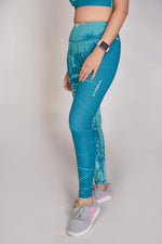 Pro-Fit Sublimated Sports legging - Blue