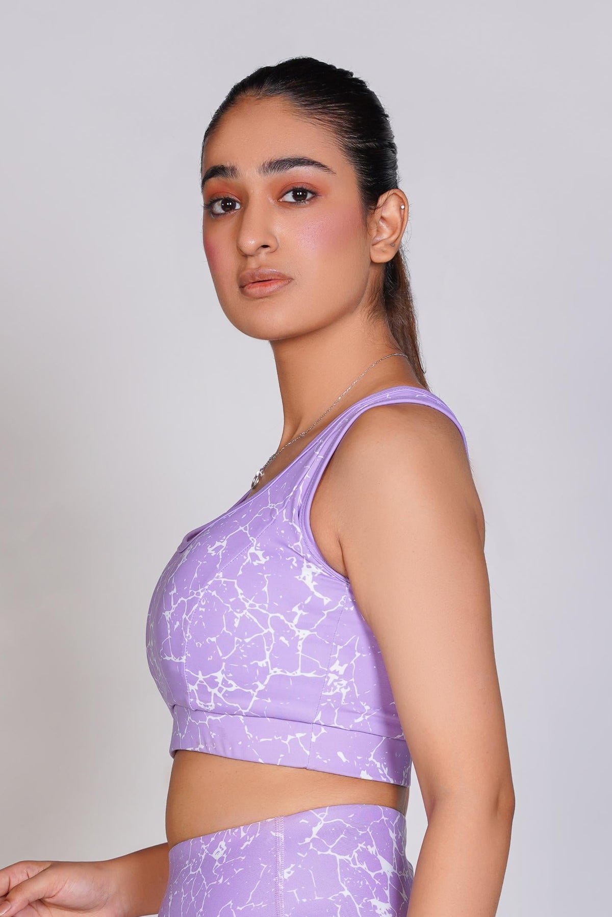 Pro-Fit Sublimated Sports Bra - Voilet