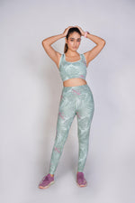 Pro-Fit Sublimated Sports (Sports Bra + Legging)- White