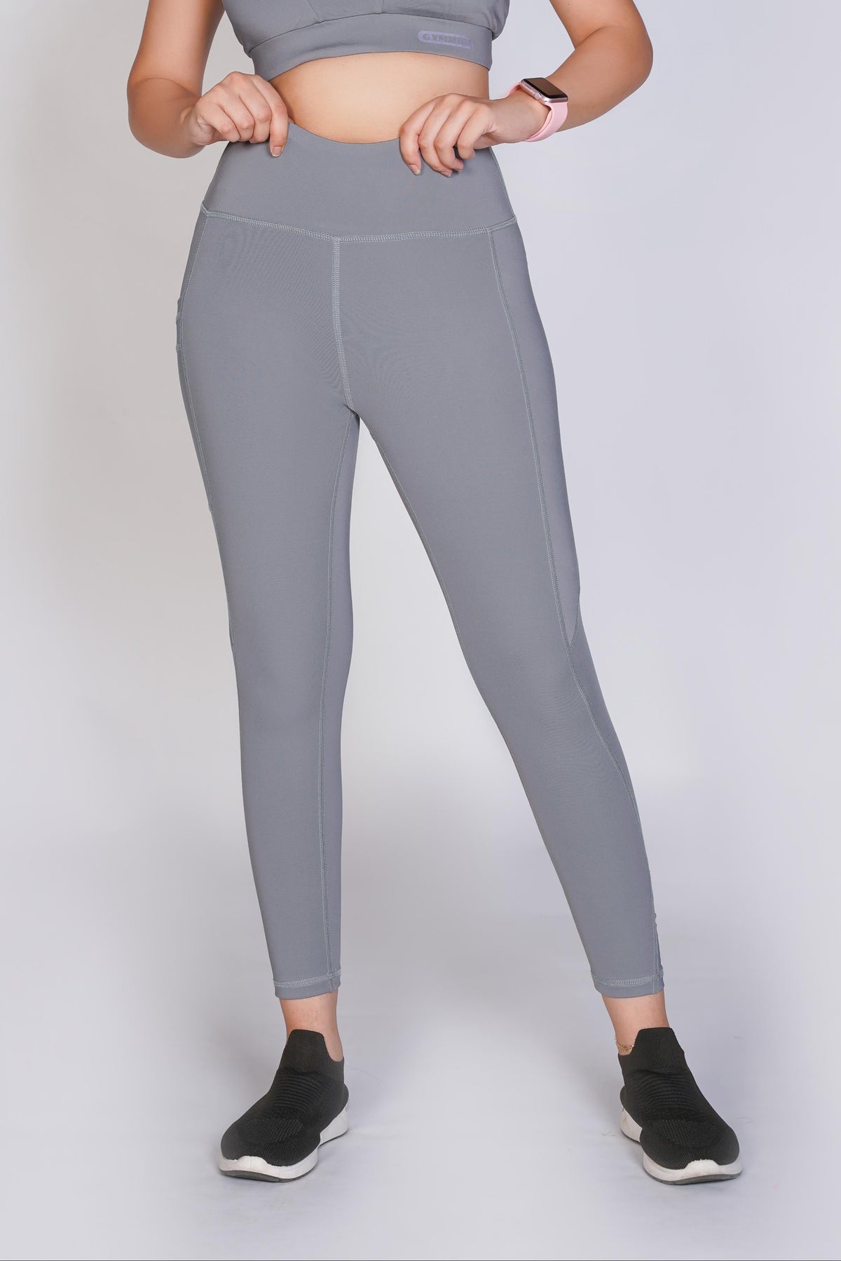 Vital Seamless Crop Legging - Grey